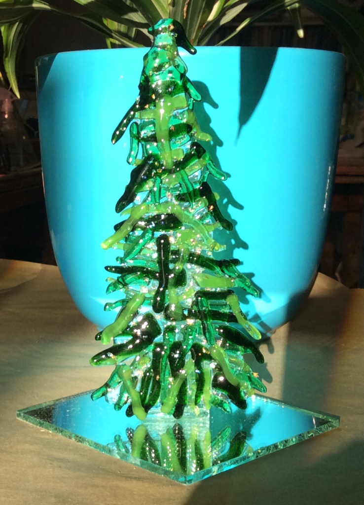 Fused Glass Tree Trio Essex Stained Glass Art Studio